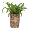 Moon Gazing Hare  Bronze Terracotta Plant Pot by Lisa Parker 🇬🇧
