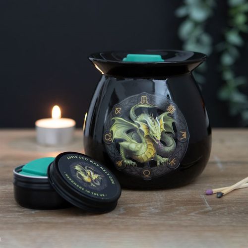 Mabon Wax Melt Burner Gift Set by Anne Stokes 🇬🇧
