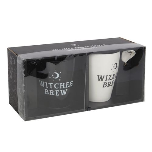 Witch and Wizard Couples Mug and Spoon Set 🇬🇧