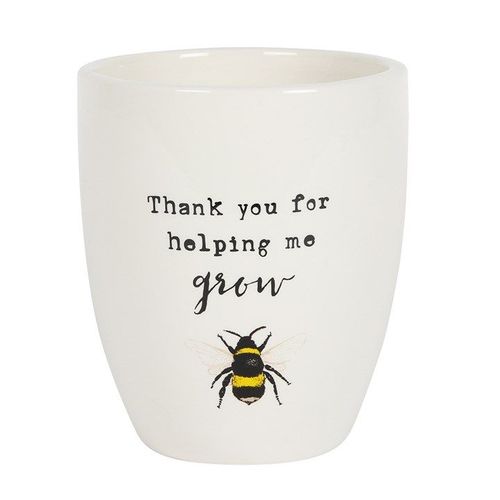 Thank You For Helping Me Grow Ceramic Plant Pot 🇬🇧