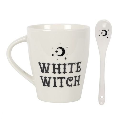 White Witch Mug and Spoon Set 🇬🇧