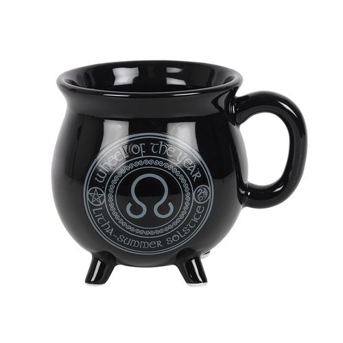 Litha Colour Changing Cauldron Mug by Anne Stokes 🇬🇧