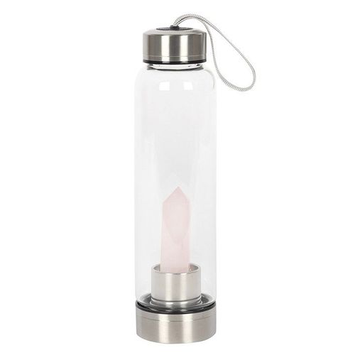 Rose Quartz Purifying Glass Water Bottle 🇬🇧