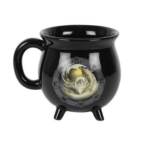 Ostara Colour Changing Cauldron Mug by Anne Stokes 🇬🇧