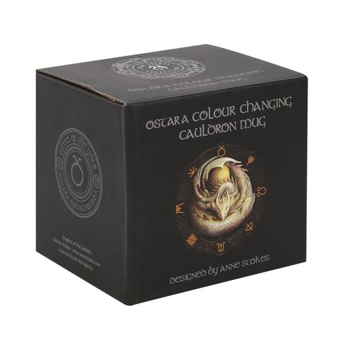 Ostara Colour Changing Cauldron Mug by Anne Stokes 🇬🇧