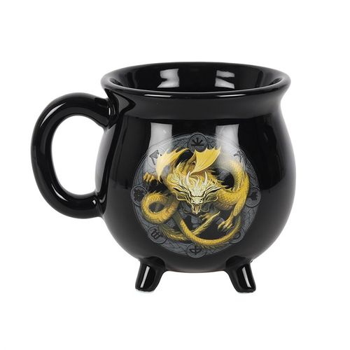 Imbolc Colour Changing Cauldron Mug by Anne Stokes 🇬🇧
