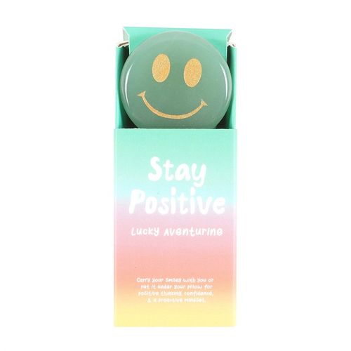 Stay Positive Aventurine Happy Face Crystal 🇬🇧