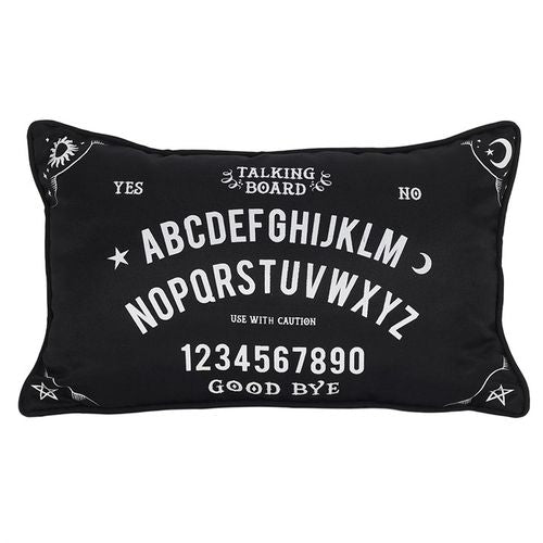Small Rectangular Black and White Talking Board Cushion 🇬🇧